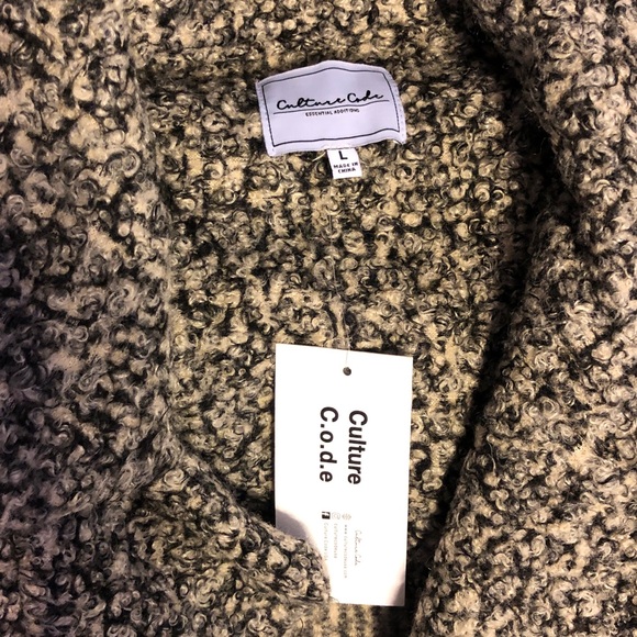 Culture Code Double Breast Lapel Collar Coat NWT - Picture 5 of 8
